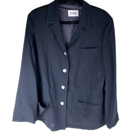 Jobis  Navy Blue Lightweight Blazer size 40 - Picture 1 of 11